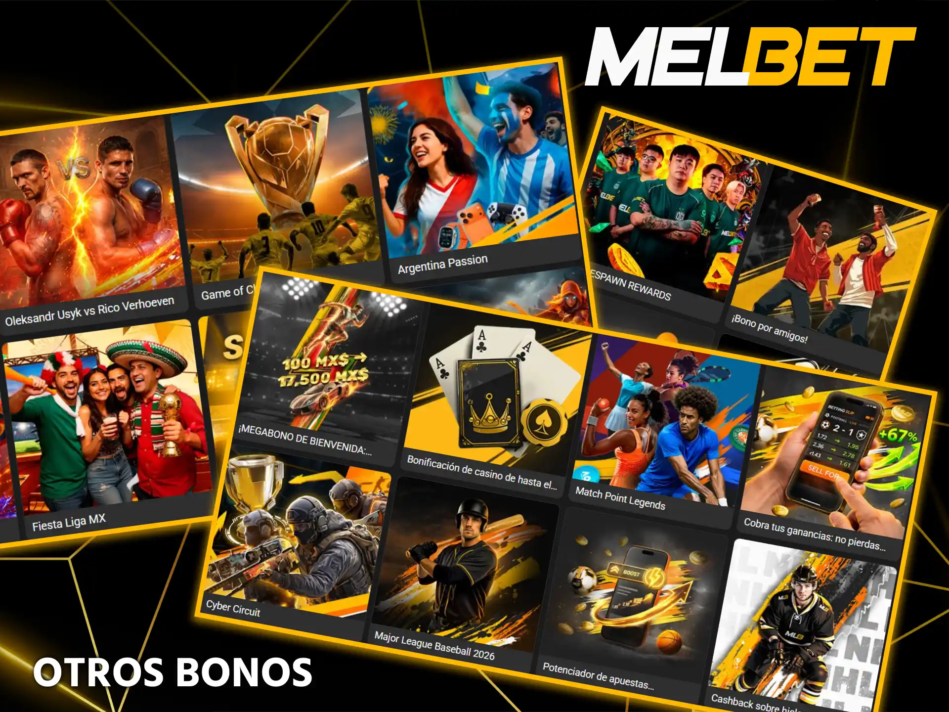 Consulta todas las promociones y bonos en Melbet.