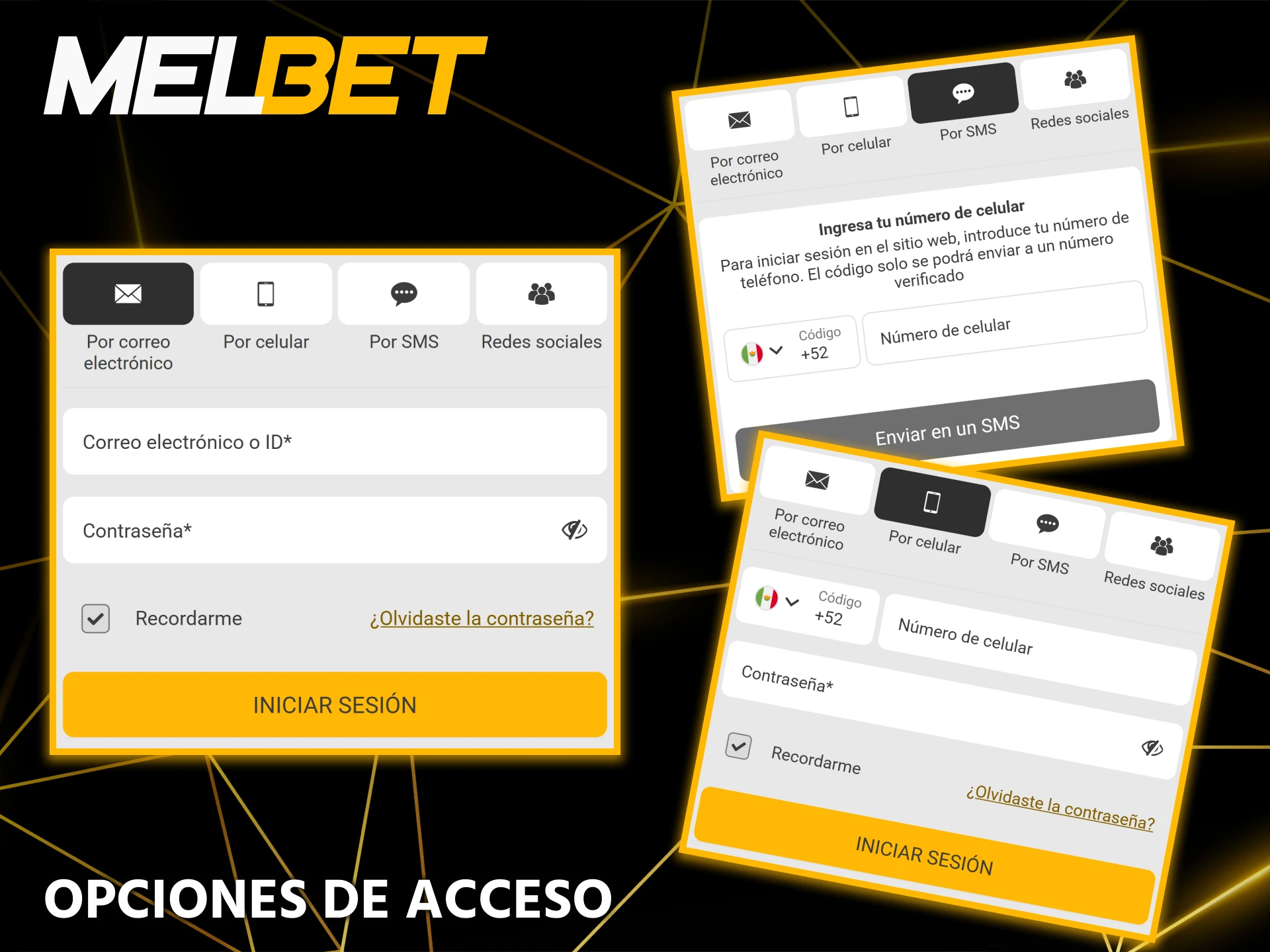 Explore las diferentes opciones de acceso a su cuenta para ingresar a la plataforma Melbet de manera segura y rápida.